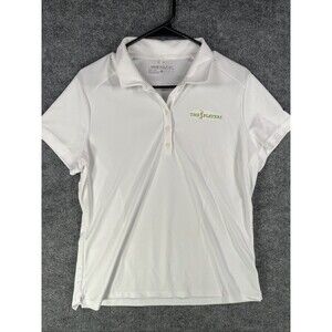 Nike Golf Dri-FIT Polo Shirt XL White THE PLAYERS Tour Logo Women’s